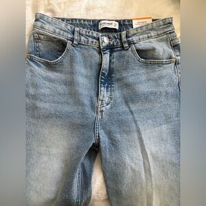 ASOS pull&bear mom comfort high rise ankle length jeans